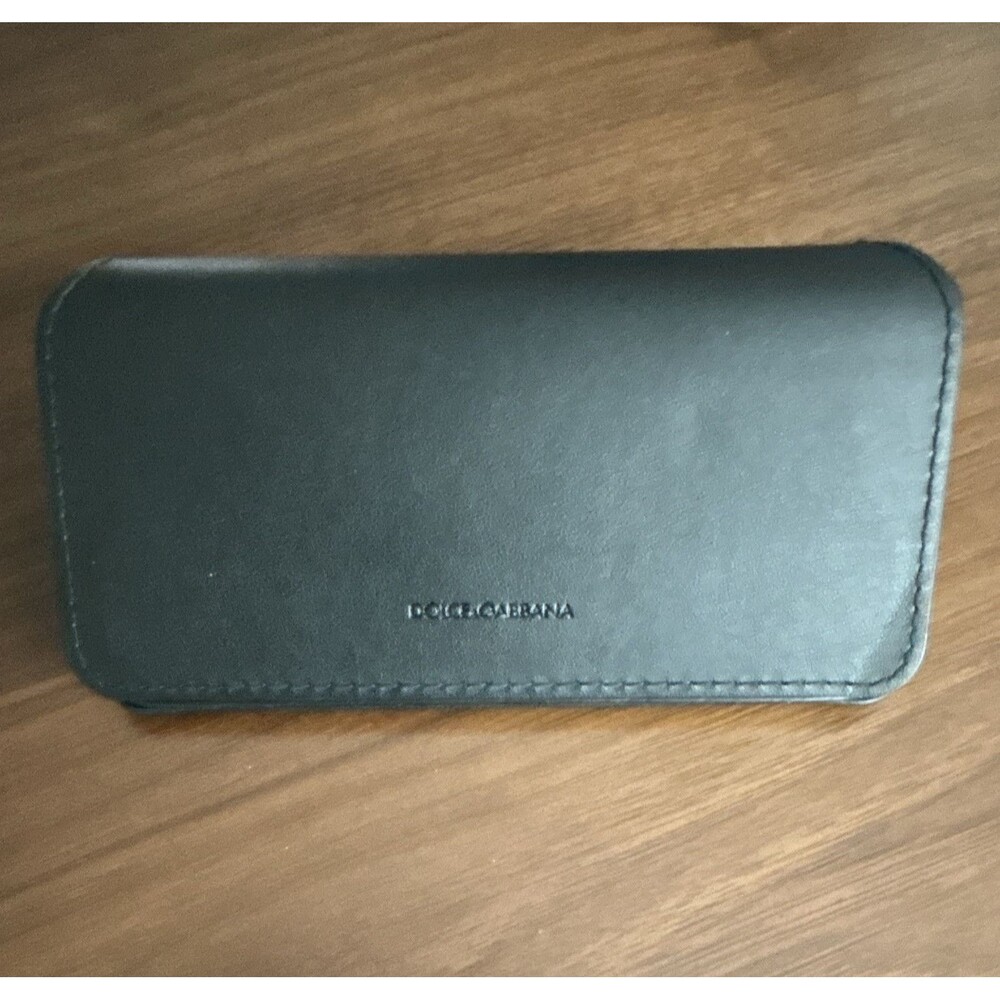 Dolce & Gabbana Black Hard Case for Eyeglasses w/ Dolce & Gabbana Booklet